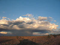 Dramatic clouds, Duncan Highway